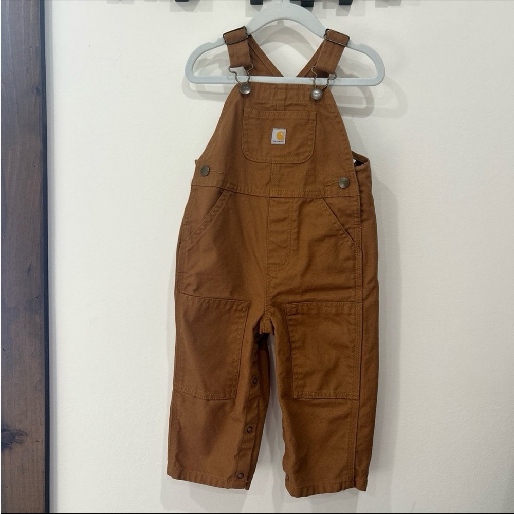 Carhartt Kids Tan Overalls